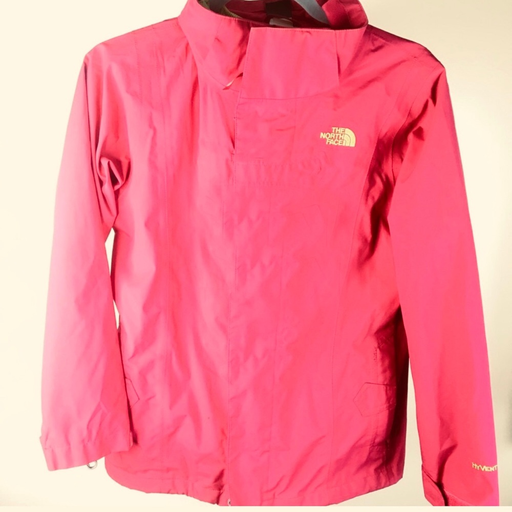 THE NORTH FACE Hyvent Hooded Rain Jacket Girls XL